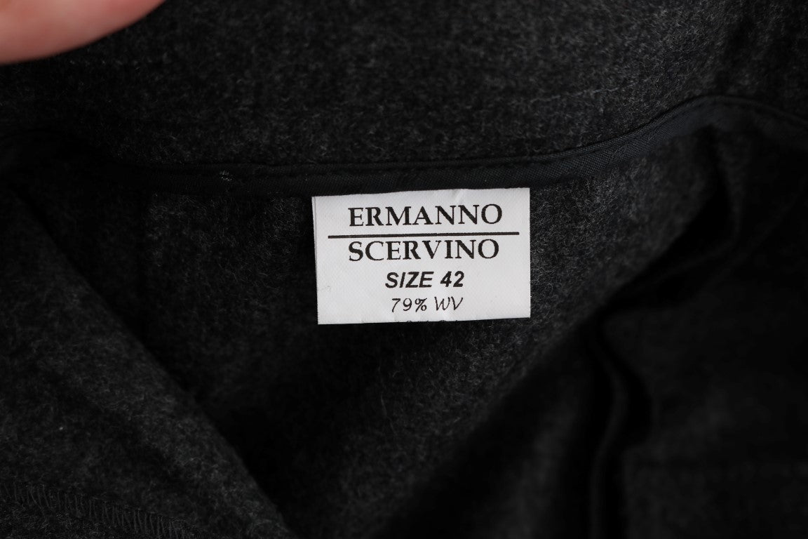 Versatile addition to any fashion-forward ensemble, Ermanno Scervino gray pants