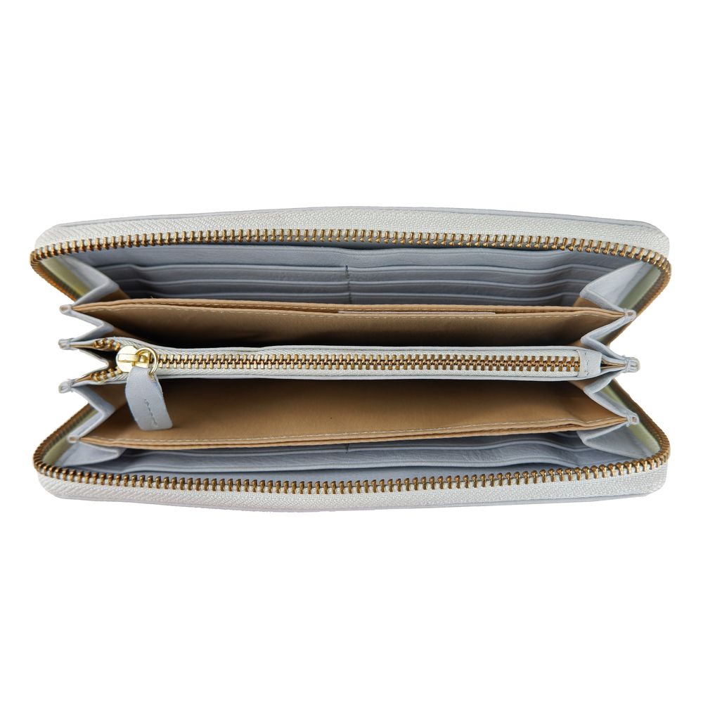  Compact and convenient 20×10 cm wallet in chic grey hue