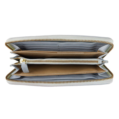  Compact and convenient 20×10 cm wallet in chic grey hue