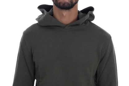 Bold green hooded sweater reflecting commitment to quality and fashion finesse