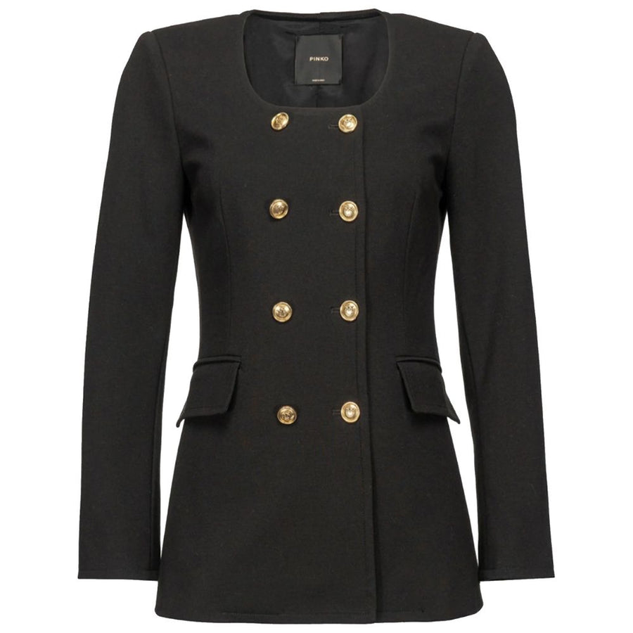 PINKO Black Viscose Suits & Blazer