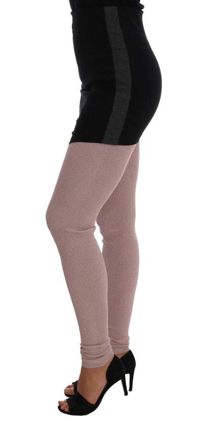 Versatile Dolce & Gabbana pink tights pants for casual chic or sophisticated looks