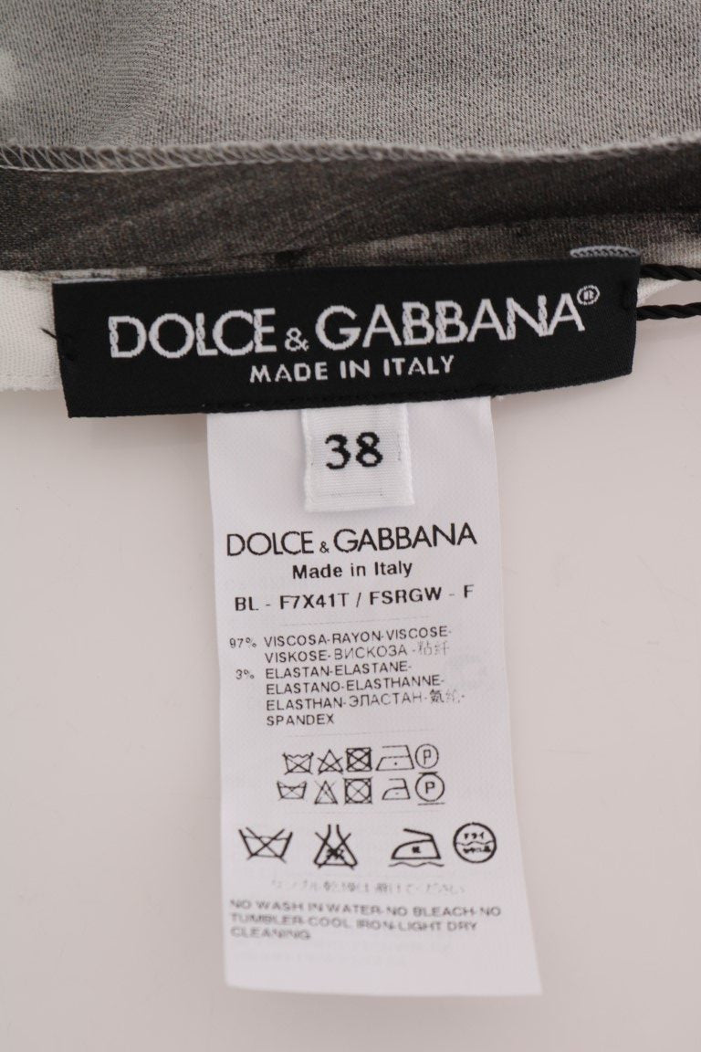Brand new with tags Dolce & Gabbana black and white striped blouse