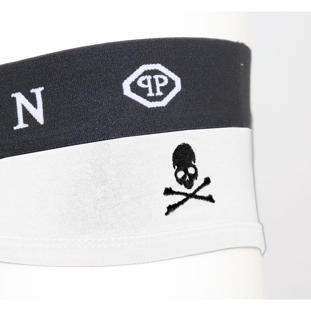 Iconic Philipp Plein logo on the elastic band adds a touch of opulent branding
