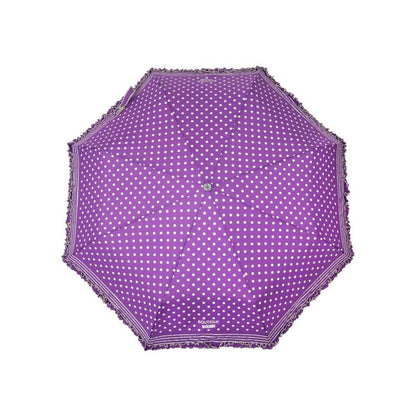 Boutique Moschino Polka Dots Umbrella with UV protection, 100% Polyester material, and reliable companion through unpredictable weather