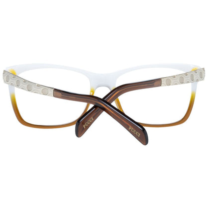 Emilio Pucci Brown Women Optical Frames for women, brown plastic frame and temples, 135mm frame width