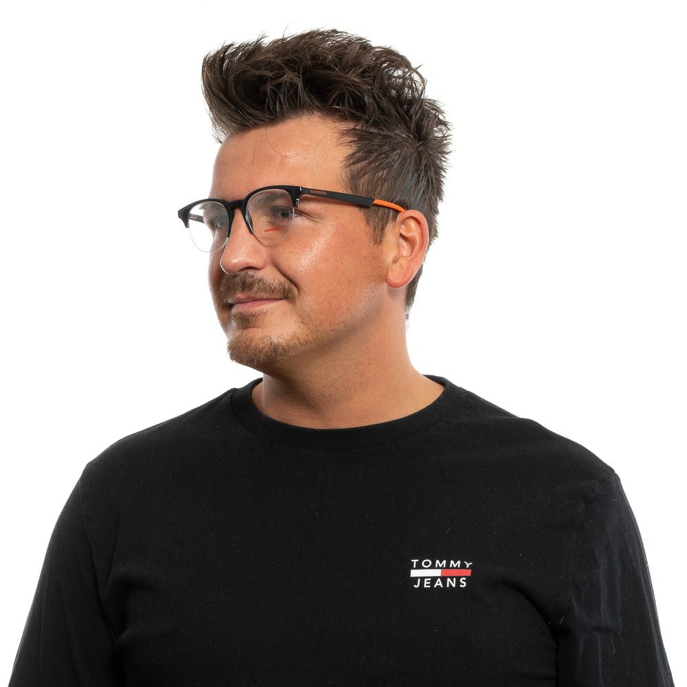 Carrera Black Optical Frames with 145mm temples length, Spring Hinge