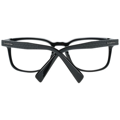 Full-Rim Black Men's Optical Frames with 52-19-145 Size