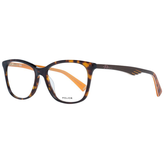 Brown women optical frames with spring hinge and full-rim style