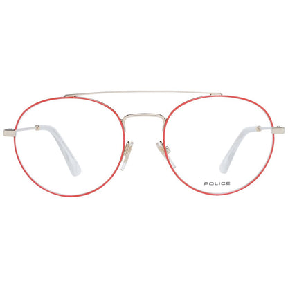 Stylish and durable Police Red Men Optical Frames for fashion-forward individuals
