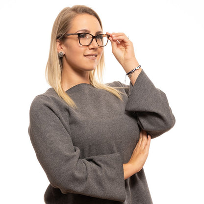 Front view of brown women optical frames with 52-15-140 size