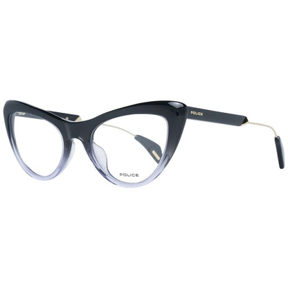 Black women's optical frames with metal and plastic frame material, full-rim style