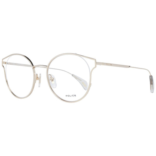 Rose Gold women optical frames with metal and plastic material