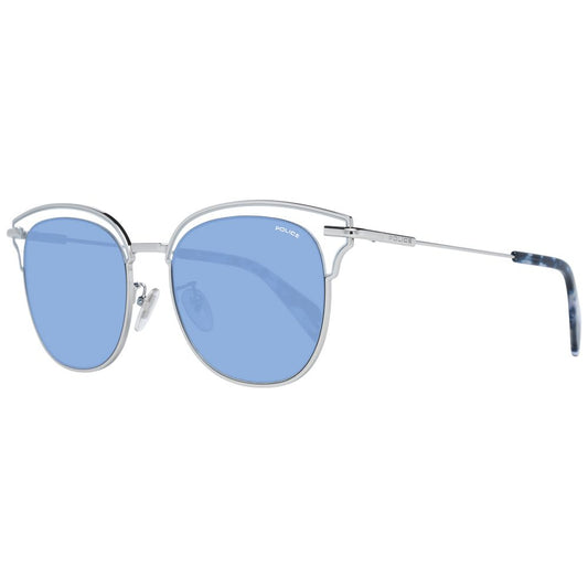Multicolor butterfly style women sunglasses with blue gradient lenses