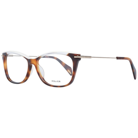 Police Brown Women Optical Frames with Butterfly style and demo glasses lenses