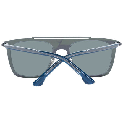 Blue lenses sunglasses with 52mm lens width and 20mm bridge width