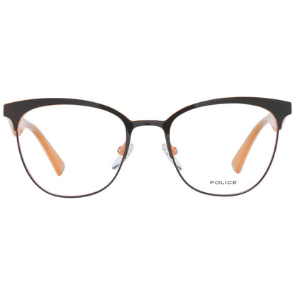 Brown full-rim plastic frames with butterfly style and spring hinge