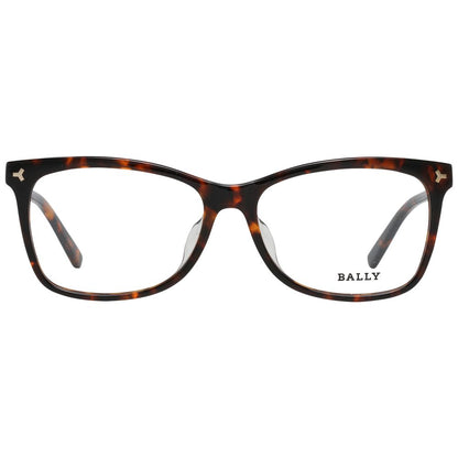 Plastic full-rim optical frames for women in brown color