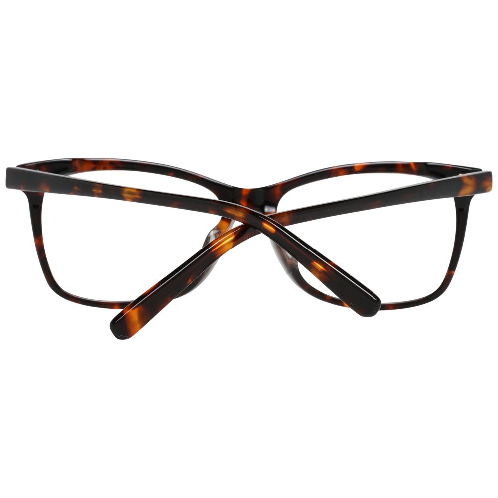 Women's brown plastic optical frames with 54-15-145 size