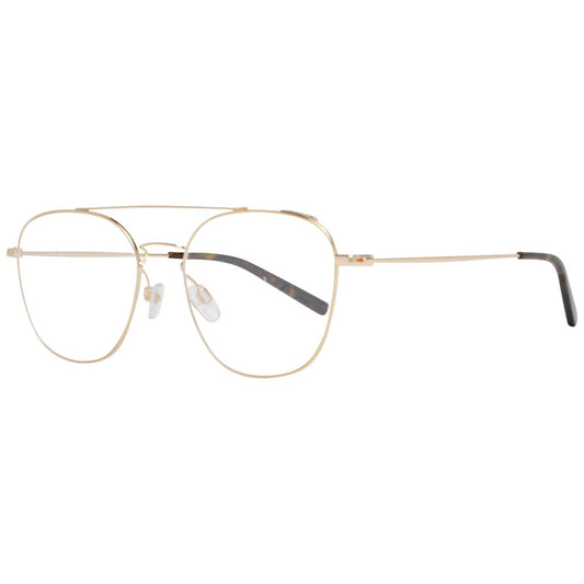 Bally Gold Men Optical Frames, Metal & Plastic, Full-Rim, 53-18-145