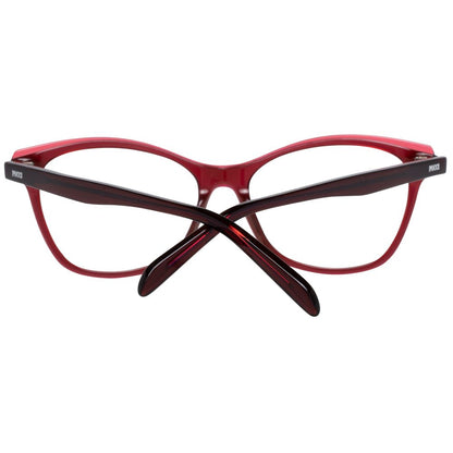 Emilio Pucci Red Women Optical Frames with Branded Case, 54mm Lenses Width