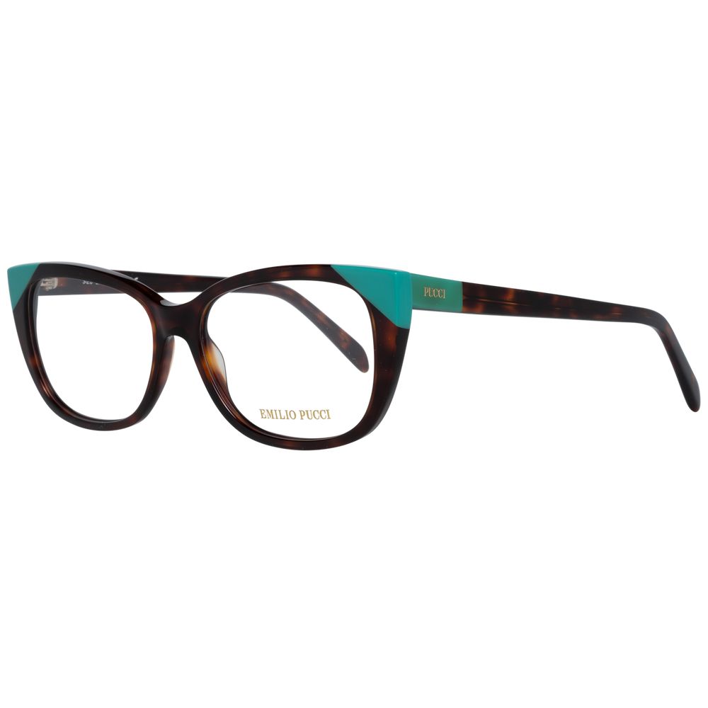 Emilio Pucci Brown Women Optical Frames, size 54-15-140, full-rim style