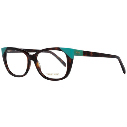 Emilio Pucci Brown Women Optical Frames, size 54-15-140, full-rim style