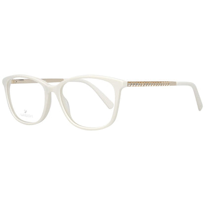 Swarovski White Women Optical Frames with Swarovski Element