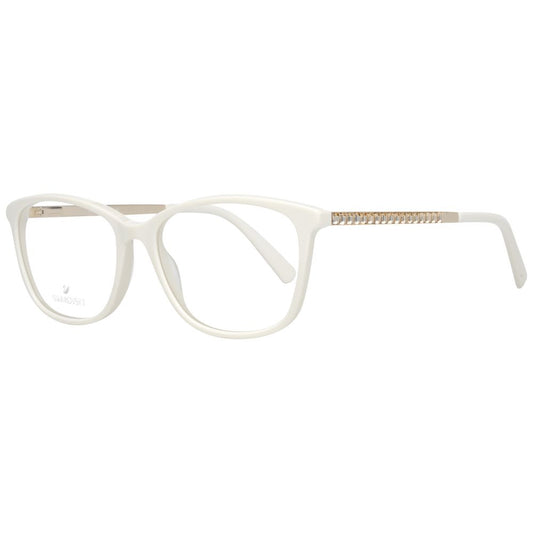 Swarovski White Women Optical Frames with Swarovski Element