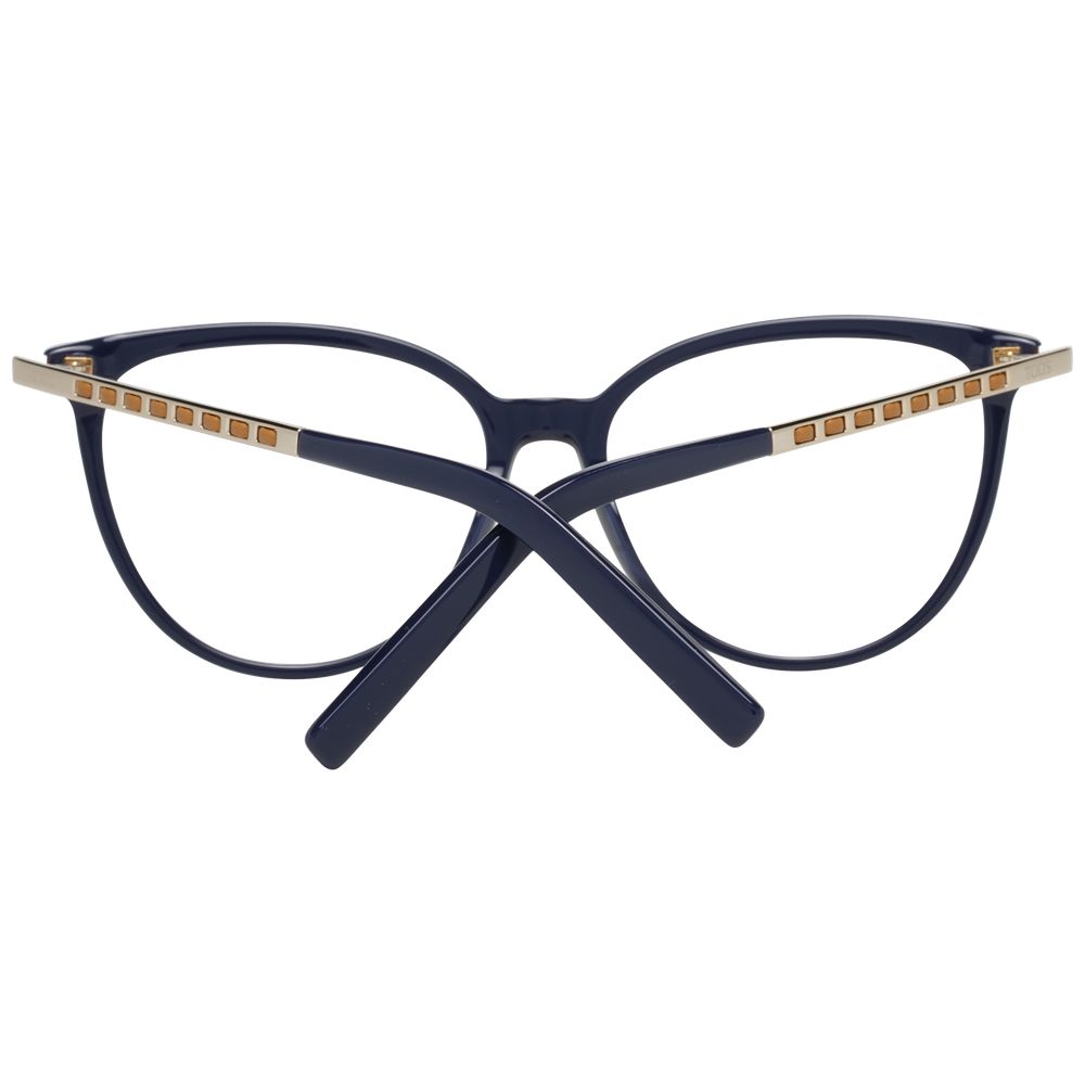 55mm Lenses Width and 46mm Lenses Height Blue Women Optical Frames