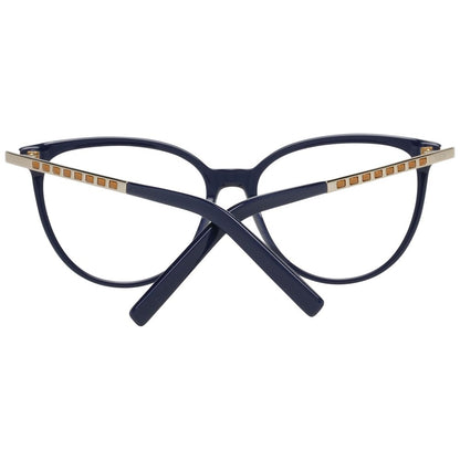 55mm Lenses Width and 46mm Lenses Height Blue Women Optical Frames