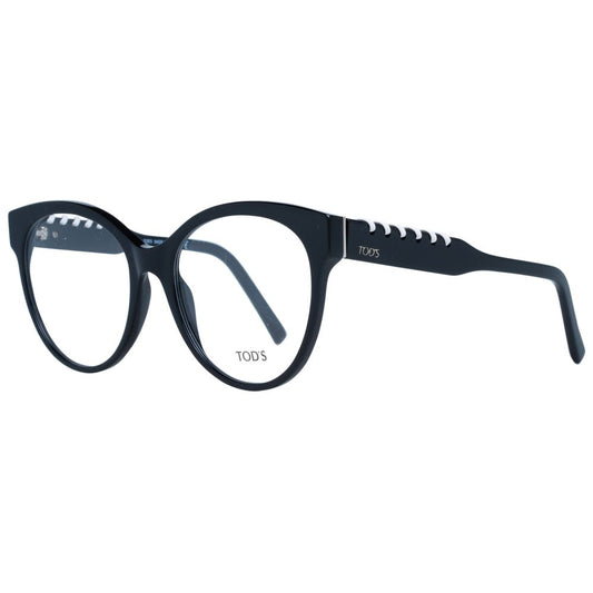 Tod's black women optical frames with round full-rim style