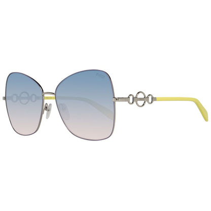 Emilio Pucci silver women sunglasses with sleek frame and tinted lenses