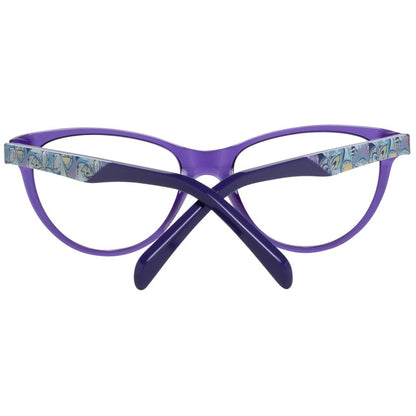 Emilio Pucci Purple Women Optical Frames, 52-17-140 size, 40mm lenses height