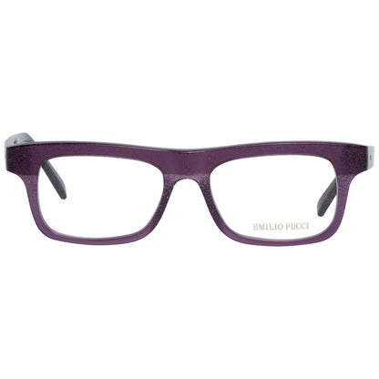 Purple women's glasses with 49mm lenses, 16mm bridge, and 140mm temples