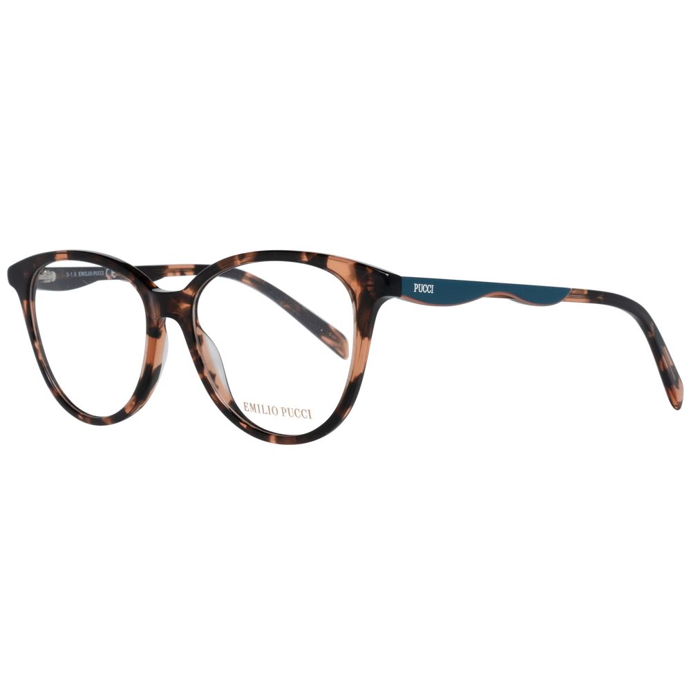 Emilio Pucci Brown Women Optical Frames with 53mm lenses width