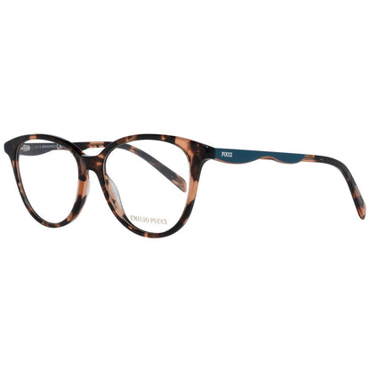 Emilio Pucci Brown Women Optical Frames with 53mm lenses width