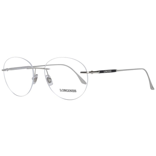 Longines Silver Men Optical Frames in Rimless style