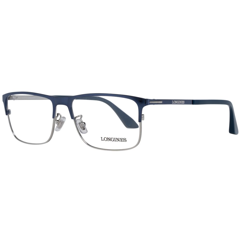 Longines Blue Men Optical Frames with Metal Frame Material and Full-Rim Style