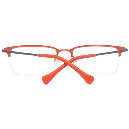 Stylish and durable red plastic optical frames for men