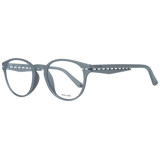 Police Gray Men Optical Frames with full-rim grey plastic frames