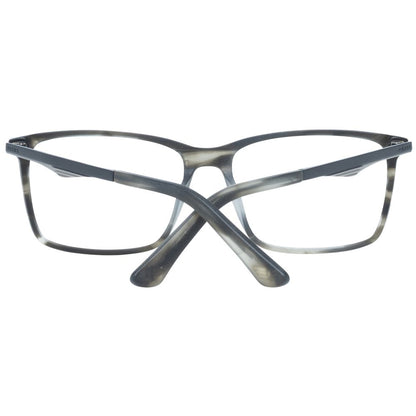 Plastic full-rim gray frames with 54-15-140 size