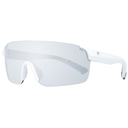 Fila White Men Sunglasses with Silver Mirrored & Gradient Lenses