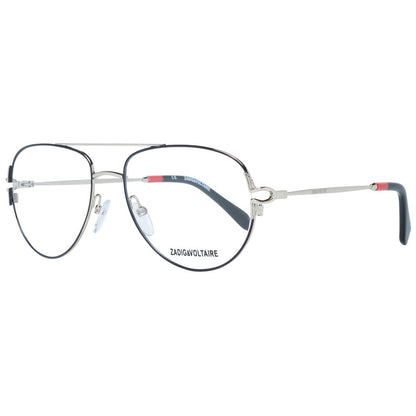 Zadig & Voltaire Gold Women Optical Frames with transparent plastic lenses