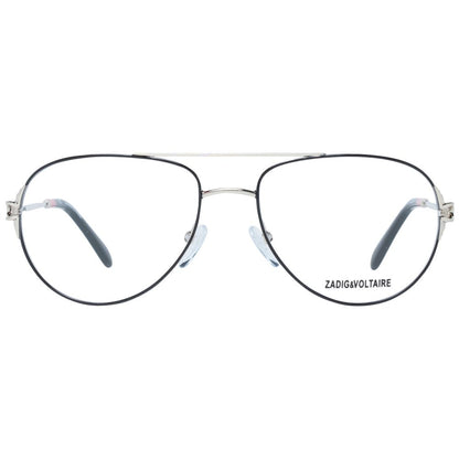 Oval-shaped gold frame with full-rim design and metal material