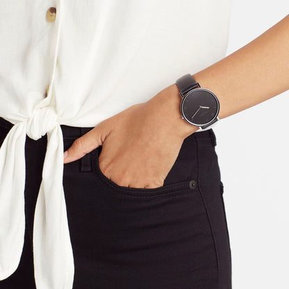 Elegant Silver Women's Watch with 3 ATM Water Resistance