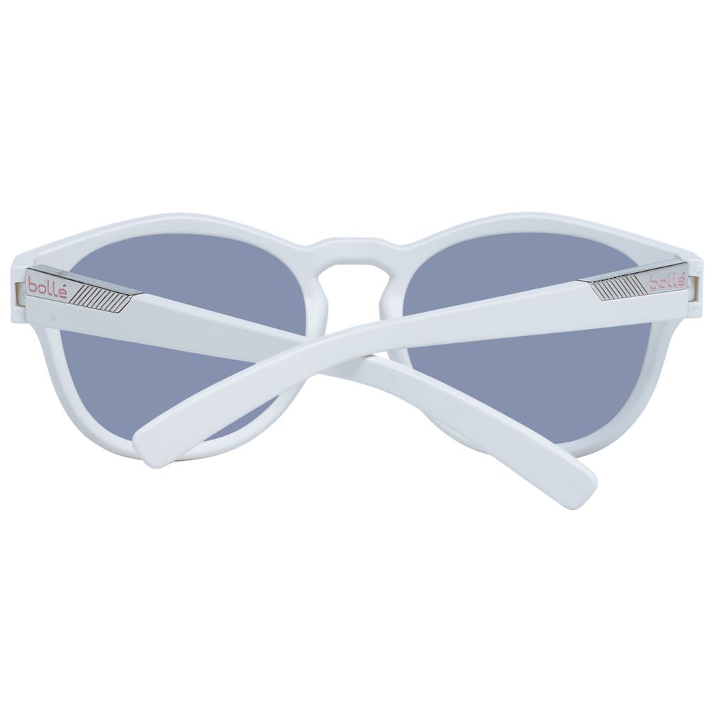 Bolle white unisex sunglasses with durable frames and UV-protective lenses