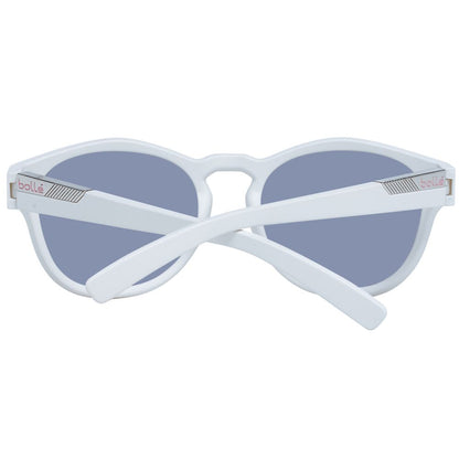 Bolle white unisex sunglasses with durable frames and UV-protective lenses