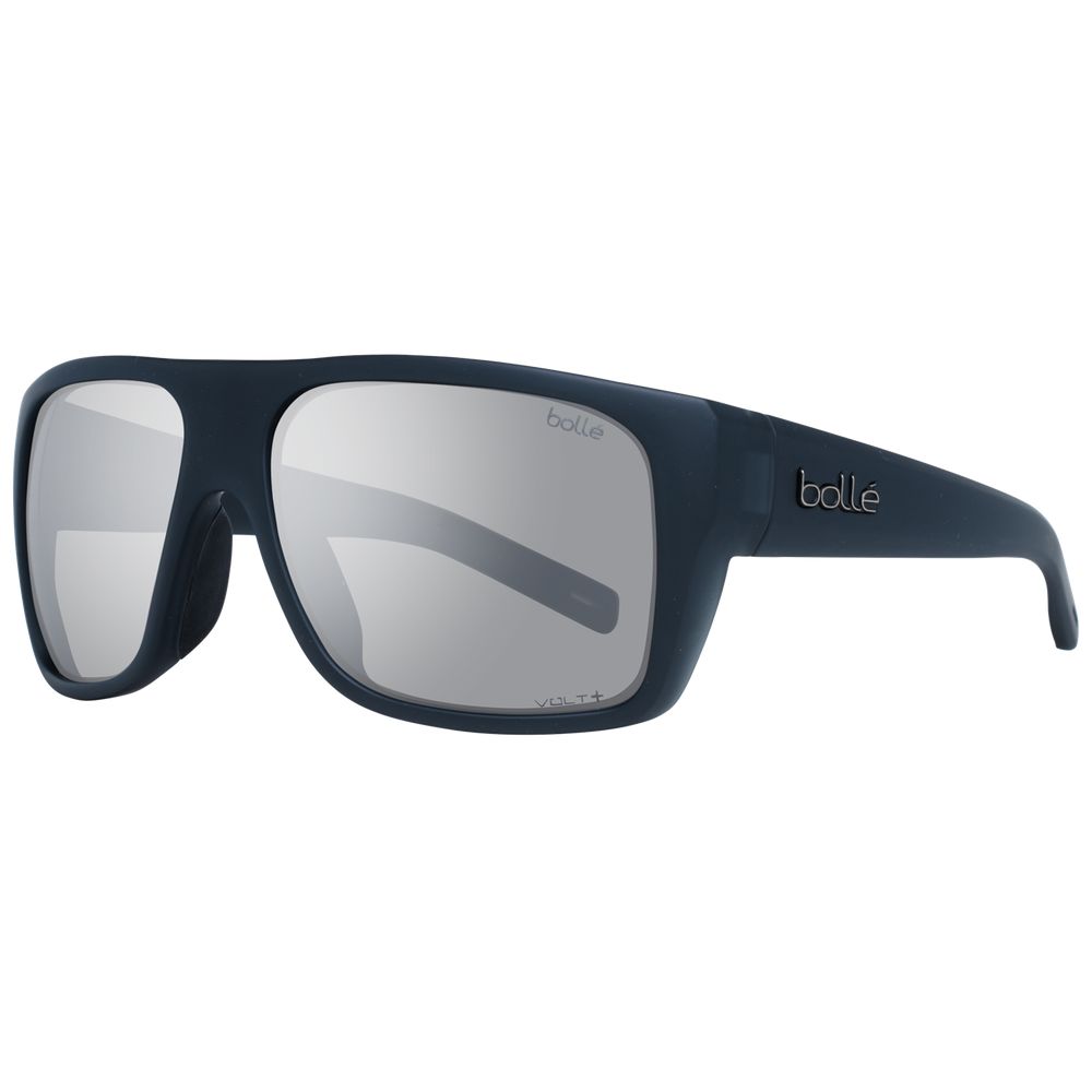 Bolle Black Unisex Sunglasses with Polarized Grey Lenses and 100% UVA & UVB Protection