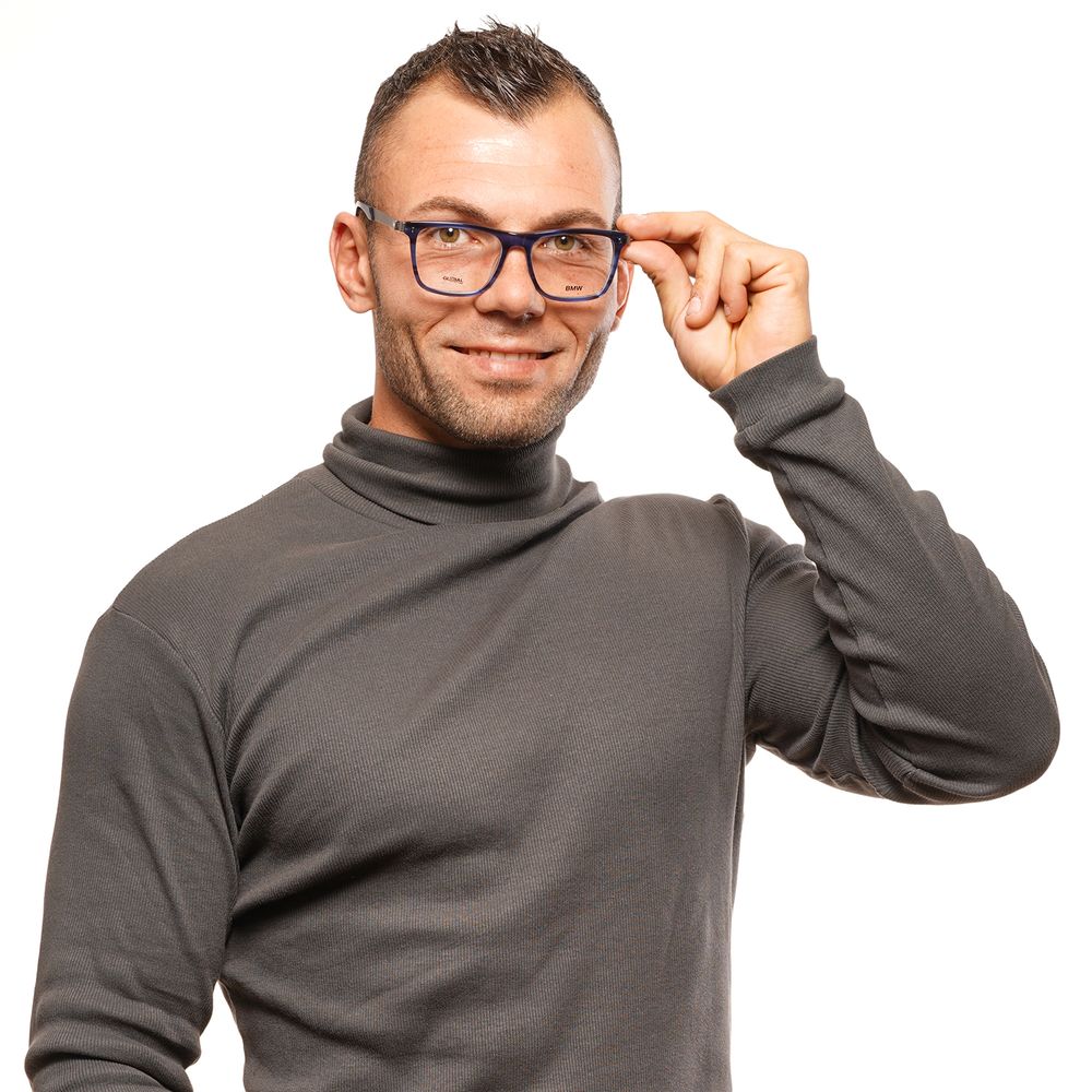 Stylish and sleek BMW blue men optical frames for sophisticated look